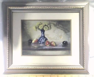Crystal Art Gallery Matted & Framed Fruit and Flowers Print by K. Hepevrn - Bild 1 von 4