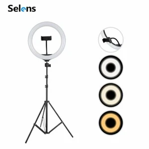 10" LED Ring Light Kit w/ 2m Tripod Stand Video Youtube Vlog Selfie Makeup Live - Picture 1 of 10