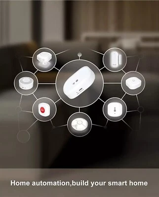 4 Piece Wireless Home Security System ~ Works w/ Alexa & Google - Image 1 of 4