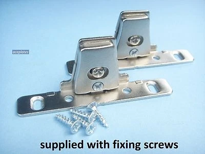 Kitchen Drawer Front Fixing Brackets used by Howdens /MFI /Ikea /B&Q + MULTIBUY - Image 1 of 4