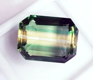 Natural Bio - Color Tourmaline Certified 44.25 Ct Loose Gemstone With Free Gift - Picture 1 of 8
