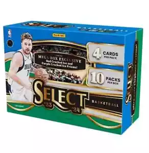 2023-24 Panini Select Basketball werkseitig versiegelt Sammelkarte Mega Box (40 Karten) - Bild 1 von 1