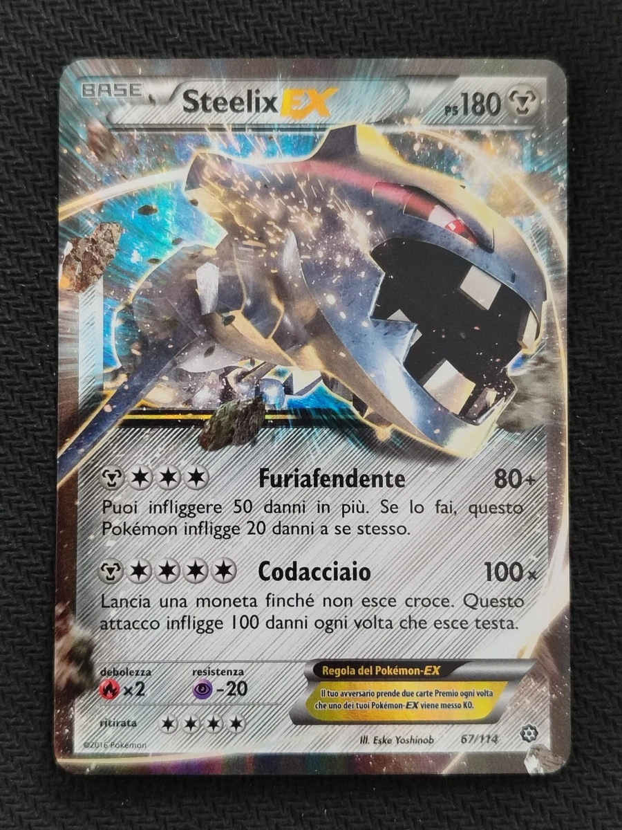 Carte singole di giochi di carte collezionabili Pokémon Steam