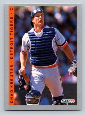 Chad Kreuter 1993 Fleer #607 Detroit Tigers - Image 1 of 2