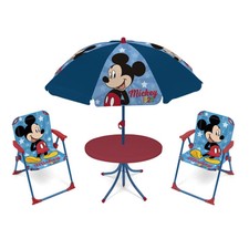 Topolino Patio set Due Sedie Ombrellone Tavolo, Sedia Pieghevole Bambini