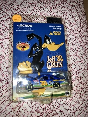 Jeff Green ARC #30 AOL/Looney Tunes 1/64 Total Concept Hood Open Diecast Car Foto 1 de 2