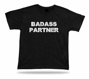 T-Shirt Badass Partner Awesome Groom best ever Nr. 1 Geschenkidee Geburtstagsgeschenk Tee - Bild 1 von 8