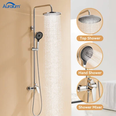 Duschsystem Regendusche mit Handbrause Massage Duscharmatur Duschpaneel Duschset - Bild 1 von 4