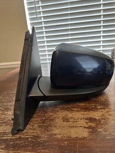 2007-2013 BMW X5 LEFT DRIVERS SIDE  MIRROR IN BLACK OEM. U - Bild 1 von 9