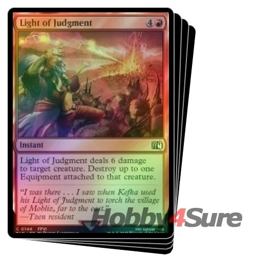 Foil Light Of Judgment X4 M/NM Magic: The Gathering MTG Final Fantasy - Image 1 of 1