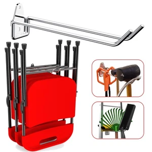 Stainless Steel 304 Garage Hooks, Heavy Duty Organizer & Wall Mount Hanger Ra... - Picture 1 of 8