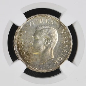 Südafrika 1947 One Shilling NGC Graded PF 65 Rare - Bild 1 von 4