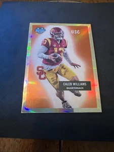 Caleb Williams 2023 Bowman Chrome U Football Bowman Insert 55BF-1 USC Trojaner Neu - Bild 1 von 4
