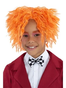Smiffys Kids Mad Hatter Wig, Boys Fancy Dress, Child Dress Up Wigs - Picture 1 of 3