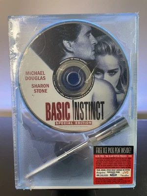Basic Instinct Special Unrated Edition w/Ice Pick Pen 1992 Film DVD Sealed New - Image 1 of 3