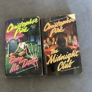 Lot Of 2 Christopher Pike Horror Books - Bury Me Deep & The Midnight Club  - Picture 1 of 9