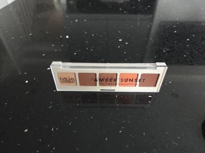 5-Pan Eyeshadow Palette 3.8g ~ by MUA ~ Shade: AMBER SUNSET (Nude Browns) ~ NEW - Image 1 of 3