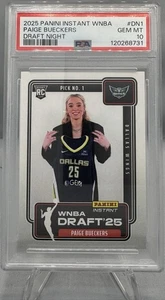 2025 Panini Instant WNBA Draft Night #DN1 Paige Bueckers RC Rookie PSA 10 - Foto 1 di 2