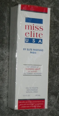 3,3 OZ "Miss Elite EE. UU." Eau De Toilette Perfume Natural Spray-Sin abrir con caja Foto 1 de 4