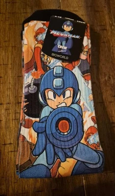 Capcom Mega Man Rare LOOT CRATE Wear Gaming DX (8-12)Crew Socks NEW - Image 1 of 4