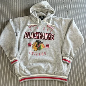 NHL Chicago Blackhawks Hoodie Grau Herren Large - Bild 1 von 3