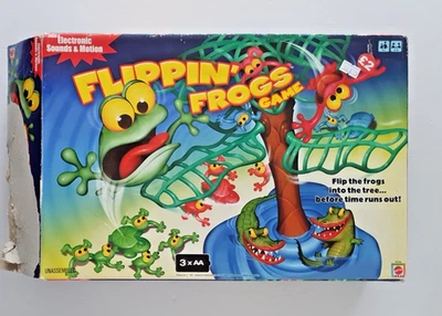 Flippin’ Frogs Game - Mattel (2007) 2 -4 players, ages 5+ - Complete & Working - Image 1 of 4