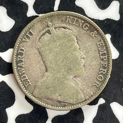 1910 Straits Settlements 10 Cents Lot#C2407 Silver! - Image 1 of 2