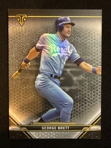 Topps Triple Threads 2021 George Brett 93 Onyx #/50 Royals SP - Imagen 1 de 3