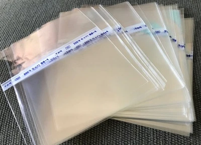 25 CD Jewel Case Sleeves: Japanese Resealable Wraps: Jewel CD Album Covers - Bild 1 von 4