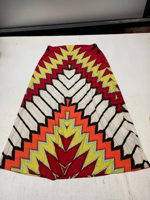 Многоцветная эластичная длинная юбка ECI New York размер средний  - Изображение 1 из 4