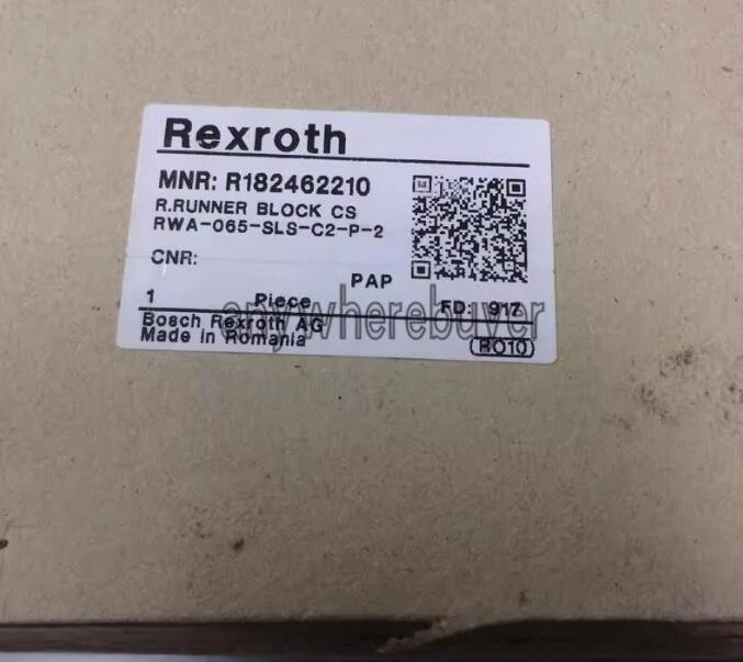 1 PIEZA NUEVO Rodamiento guía lineal Rexroth R182462210 Foto 1 de 1