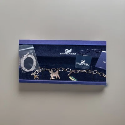 PULSERA SWAROVSKI PLATA CRISTAL 2009 GORILA CHARM 982414 (Nueva) Minorista $180.00 Foto 1 de 4