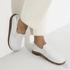 Birkenstock Callen Halbschuh Schuh Damen Gr. 37 weiß Pebbled Leder - Bild 1 von 9