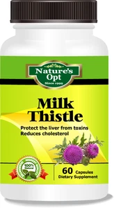 Extracto de Cardo Mariano, Protege el Hígado de Toxinas Reduce el Colesterol - Imagen 1 de 7