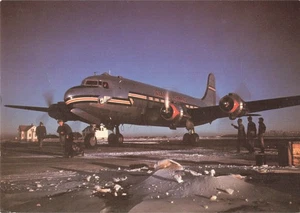 Postcard Airline Icelandair DC-4 TF-ISE Skymaster No. 209 CC8. - Picture 1 of 2