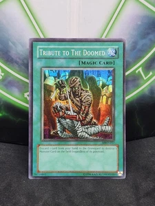 Yugioh Tribute To The Doomed MRD-057 Super Rare Unlimited NM OG Print - Picture 1 of 2