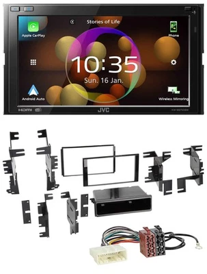 JVC DAB MP3 2DIN Bluetooth USB Autoradio für Nissan Versa ab 07 Xterra ab 13 - Bild 1 von 4