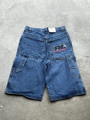 NWT VTG Polo Jeans Co Carpenter Jeans Mens 34x32 Baggy Wide Leg Ralph Lauren Y2K - Image 1 of 4