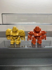 Two Vintage L-Gaim Capsule Gumball Machine Rubber Mini Robot Figures E2 - Picture 1 of 5