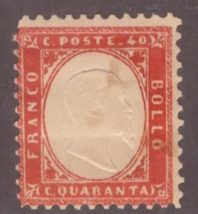 Italy Scott# 20 40c MH Scott=$250 - Picture 1 of 1