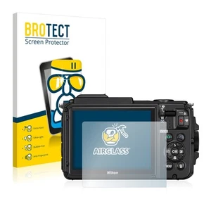 BROTECT Panzerfolie Schutzglas für Nikon Coolpix AW130 Display 9H Zubehör - Bild 1 von 7