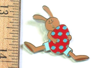 Bunny With Easter Egg Pin    (#219) - Picture 1 of 2