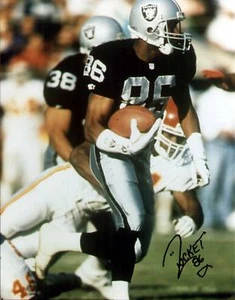RAGHIB "COHETE" ISMAIL "RAIDERS" FIRMADO 8 X 10 COLOR FOTO CERTIFICADO DE AUTENTICIDAD ANTIGUA GALERÍA PROFESIONAL - Imagen 1 de 1