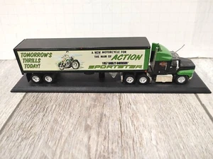 MATCHBOX COLLECTIBLES HARLEY-DAVIDSON 1957 FORD AEROMAX TRACTOR-TRAILER - Picture 1 of 6