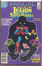 Legion of Super-Heroes 1980 series annual # 4 Canadian variant fine comic book