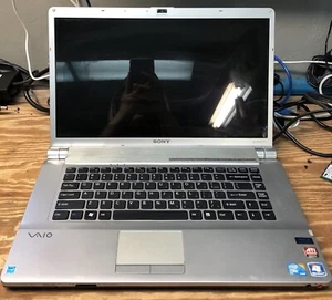 Vintage Sony Vaio PCG-3A1L Laptop LESEN - Bild 1 von 5