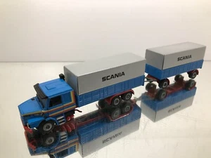 TEKNO HOLLAND SCANIA 142H V8 TORPEDO TRUCK+TRAILER -1:50- GOOD - V96 - Picture 1 of 8