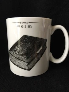 Taza de café Book Worm regalo colección Republic Victoriana 10 oz - Imagen 1 de 6