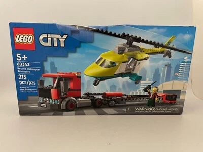 LEGO CITY: Rescue Helicopter Transport (60343) - Image 1 of 4