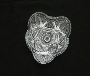 Vintage Imperial Glass * Candy Dish * #212 Diamond Fans 6.5" sawtooth edge - Picture 1 of 4